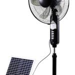 Solar fan with light